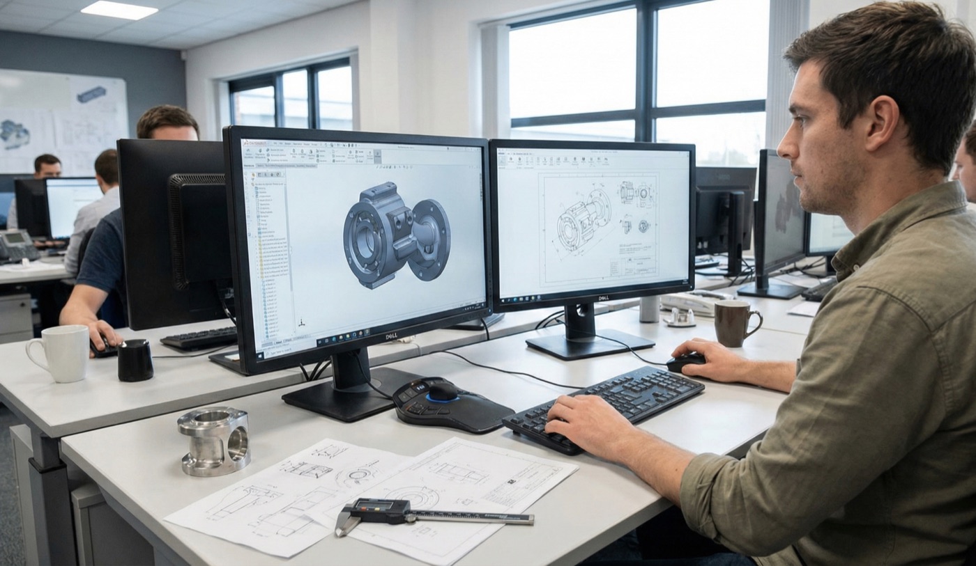Projektowanie CAD Warszawa modele 3D i dokumentacja pod CNC